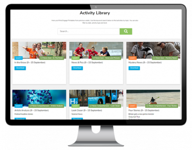 Engage Printables activity library