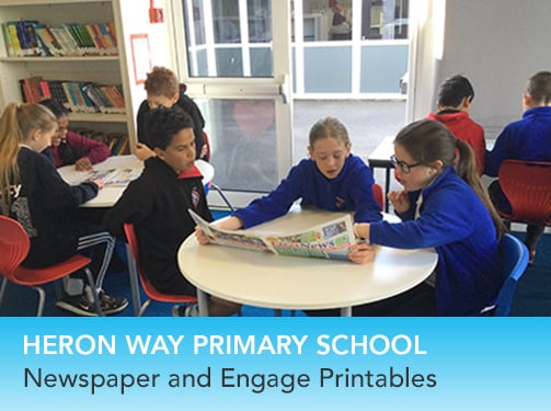 Heron Way Primary School - Newspaper and Engage Printables