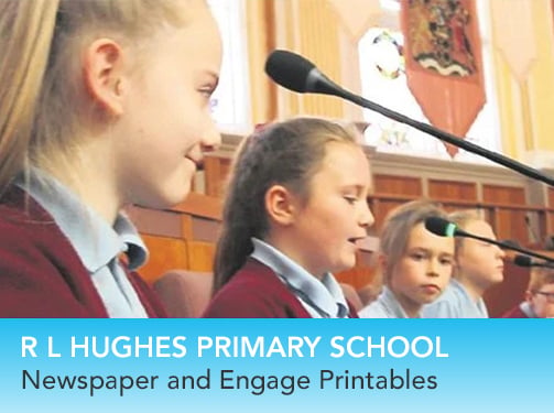 R L Hughes Primary School - Newspaper and Engage Printables